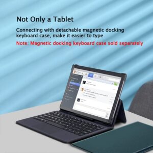 FHD Laptop Computer with Touchscreen, 2 in 1 Tablet PC 10.1 inch Android 10.0GMS, 4GB RAM, 64GB ROM Storage Tablet PC with Keyboard, Stylus,5000mAh Battery, 4G Cellular Tablet with Dual Sim Card Slot