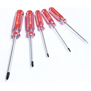 Triwing Screwdriver Set 5 Sizes 1.5mm 2mm 3mm 4mm 5mm, SKZIRI 5in1 3 Point Screwdriver Kit Magnetic Point Y Shaped Tri Point Tip Screwdriver Set