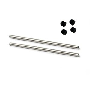 2pcs for intex pure spa hot tub impeller pump shaft fix e90 errors, 2 stainless steel rod with 4 caps