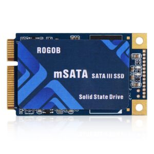 rogob 1tb msata ssd sata iii 6gb/s small form internal solid state drive mini hard disk for ultrabook desktop pc laptop (30 x 50mm)