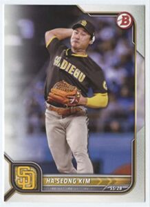 2022 bowman #5 ha-seong kim padres baseball mlb