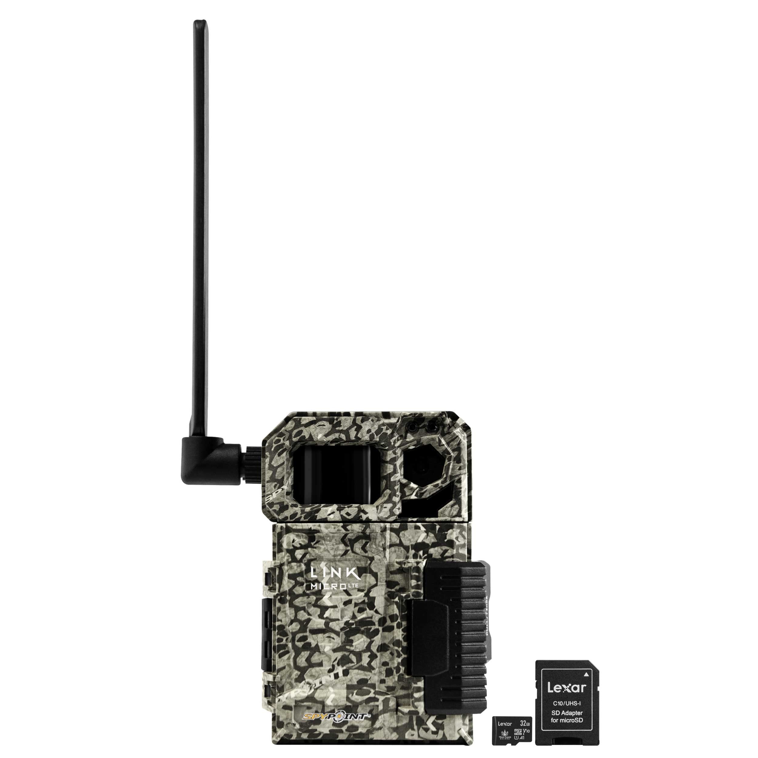 SPYPOINT Link-Micro-LTE Cellular Trail Cameras 10MP with Low-Glow and 32GB Micro SD Card (Link-Micro-LTE)