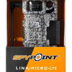 SPYPOINT Link-Micro-LTE Cellular Trail Cameras 10MP with Low-Glow and 32GB Micro SD Card (Link-Micro-LTE)