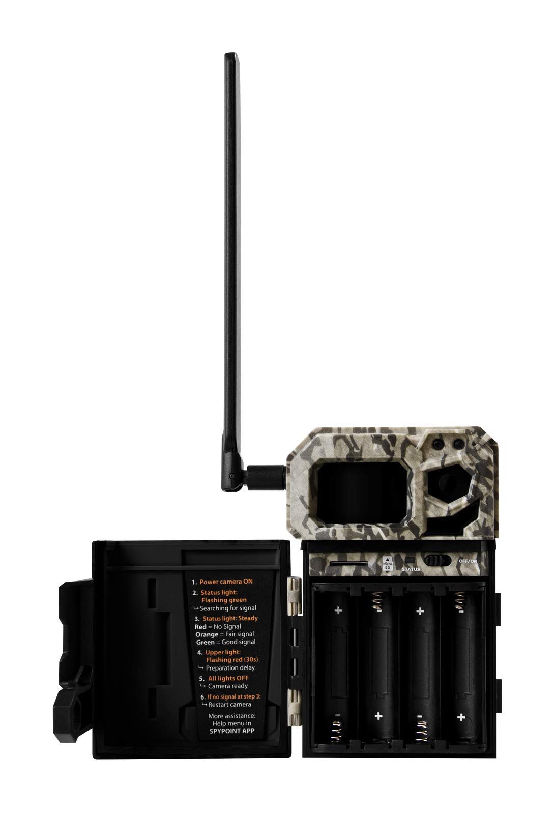 SPYPOINT Link-Micro-LTE Cellular Trail Cameras 10MP with Low-Glow and 32GB Micro SD Card (Link-Micro-LTE)