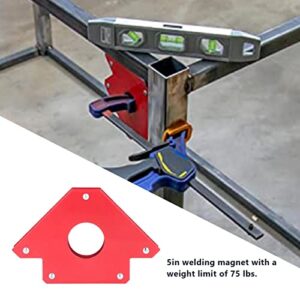 Welder Angle Support, Stainless Steel Welding Magnet for Installation