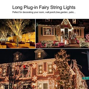 RESNICE LED Fairy String Lights 200FT 600 LEDs Outside Indoor Plug in String Lights Waterproof Remote Control for Living Bed Room, Backyard, Patio, Garden, Porch, Wedding or Christmas Decorating