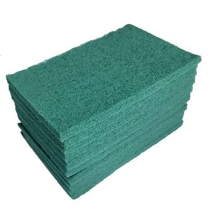 tonmp 10 pack 6" x 9" 240 grit general purpose scuff pads for scuffing, scouring, sanding, paint primer prep adhesion scratch - surface preparation automotive car auto body woodworking (green)