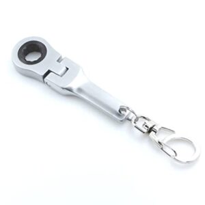 GT//Rotors 10mm Ratchet Wrench Keychain Flex Head Key Ring (2 Pack)