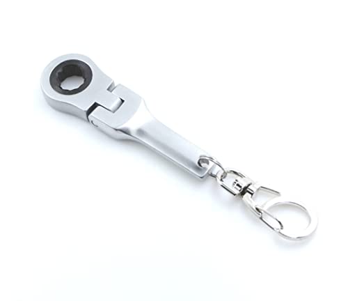 GT//Rotors 10mm Ratchet Wrench Keychain Flex Head Key Ring (2 Pack)