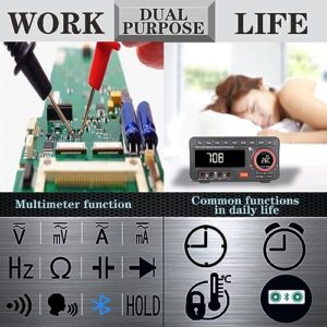 ZOTEK ZT-5566SE Desktop Multimeter, Multi Testers multimeter That integrates Work and Daily Life Multifunctional Diode Tester Resistance Meter