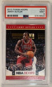 jimmy butler 2012 panini hoops basketball rc rookie card #249 graded psa 9