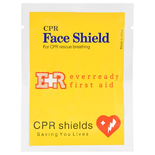 Ever Ready First Aid CPR Face Shield fits Adults, Children and Infants - 30 Pack