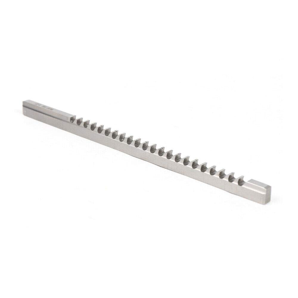 Fetcoi Keyway Broach Kit Collared Bushing Shim Set, Metric Size Set High Speed Steel CNC Metalworking Tool, 22 Pcs