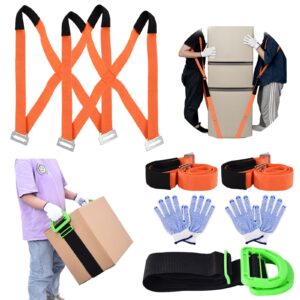 hqqnuo moving straps, moving straps lifting system kit for 1 person and 2-person move, lift, and carry furniture, appliances, heavy objects efficiently, safely, essential supplies for moving