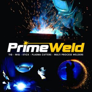 PrimeWeld MIG160 Mig Welder, 160-Amp Gasless Flux Core Welding Machine With Dual Voltage 220v, 110v