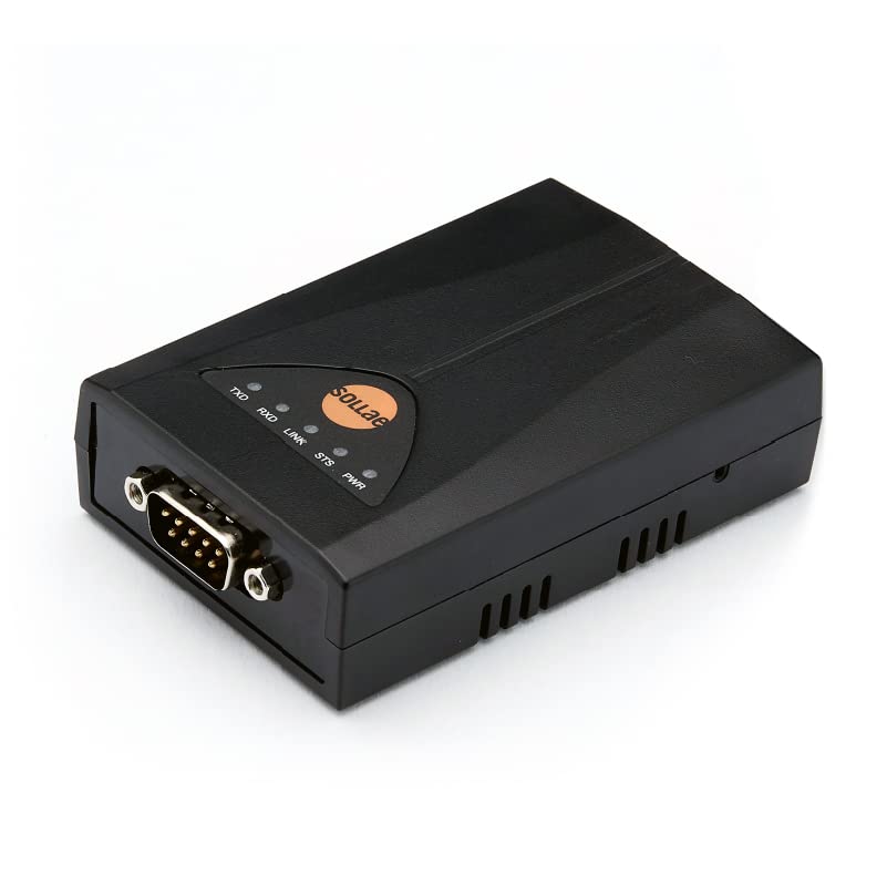 SOLLAE SYSTEMS Industrial Serial to Ethernet Converter, RS232, TCP, UDP, Device Server, CSE-H53N