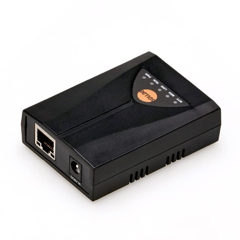 SOLLAE SYSTEMS Industrial Serial to Ethernet Converter, RS232, TCP, UDP, Device Server, CSE-H53N