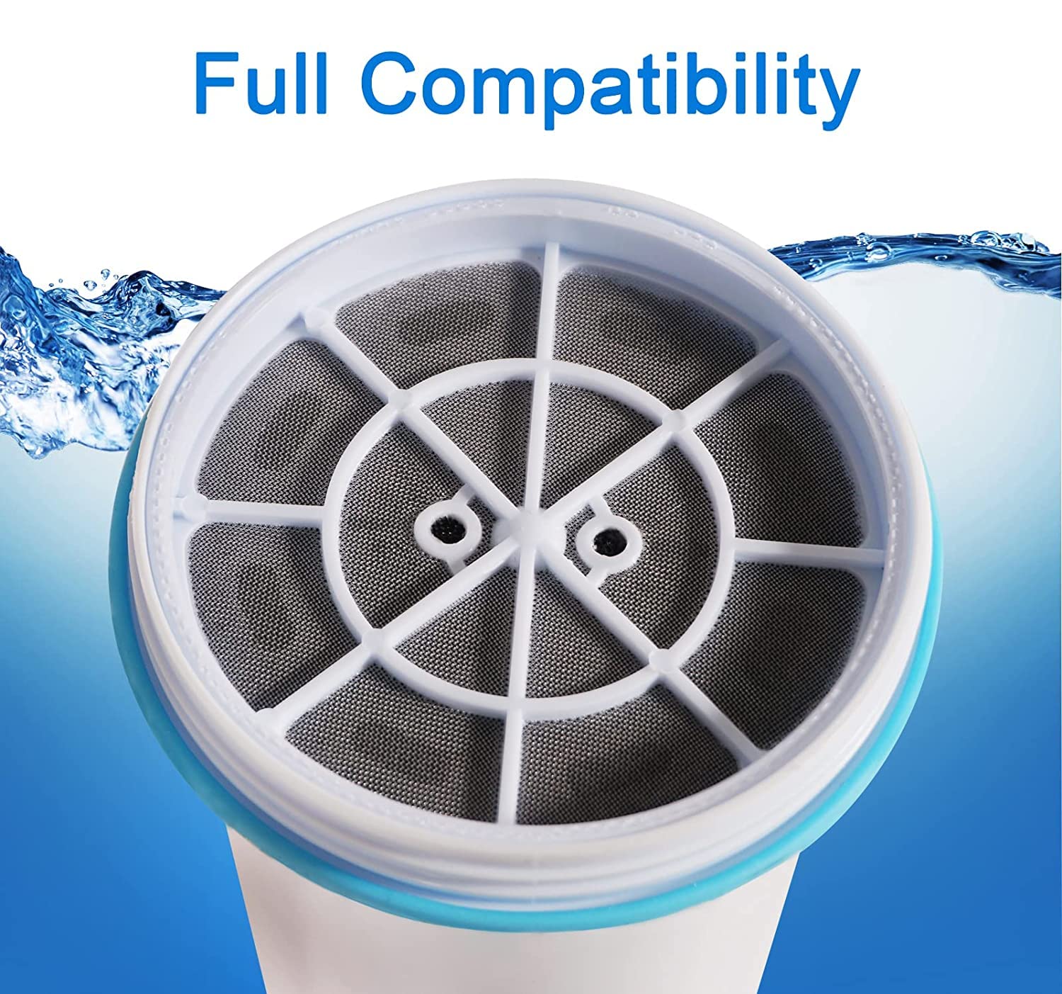 Water Filter Pitcher 10 Cup, 2 Filters and 1 TDS Meter Included, 6-Stage Filtration System to Remove 99.99% of Lead, Chlorine, Fluoride PFAS/PFOA/PFOS, Microplastic, Nitrate, Mercury, BPA Free