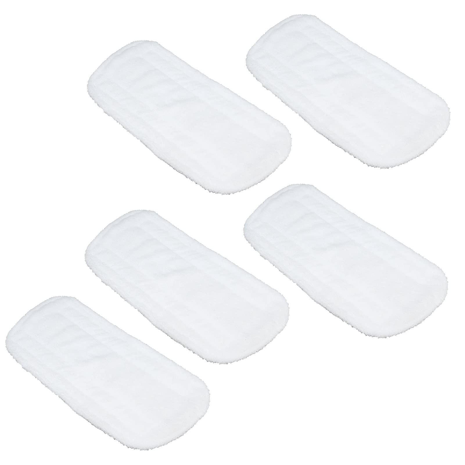 Pssopp 5PCS Floor Mop Refill Steam Mop Replacement Pads Professional Cloth Replacement Microfiber Mop Refill for Secura EM 516