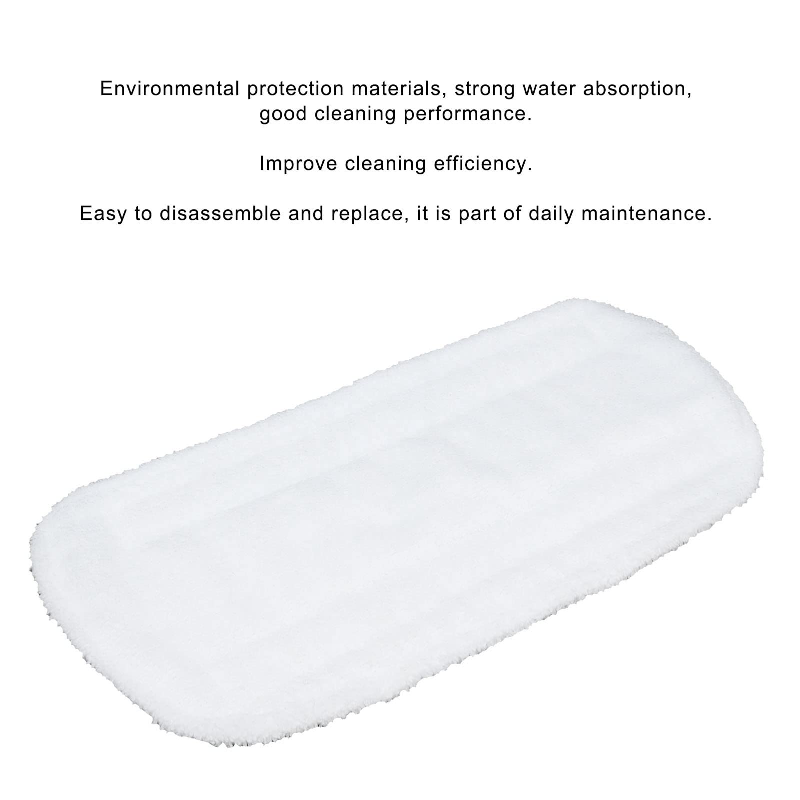 Pssopp 5PCS Floor Mop Refill Steam Mop Replacement Pads Professional Cloth Replacement Microfiber Mop Refill for Secura EM 516