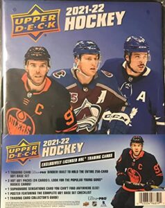 2021-22 upper deck series 1 hockey starter kit binder set