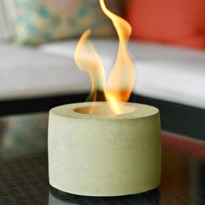 tabletop fire pit bowl - indoor outdoor, mini fire pit clean burning real flame for patio balcony