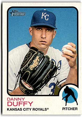 2022 Topps Heritage #470 Danny Duffy High Number Short Print SP Short Print Kansas City Royals MLB Baseball Base Trading Card