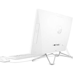 HP 22" All-in-One Desktop, AMD Athlon Silver 3050U Processor, AMD Radeon Graphics, 4 GB RAM, 256 GB SSD, Windows 11 Home (22-dd0210, Snow White) (Renewed)