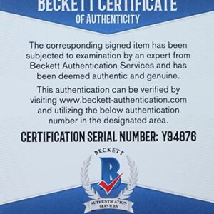 Larry Bird Autographed and Framed White Boston Jersey Auto Beckett COA