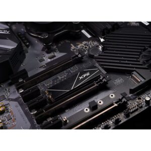 XPG 4TB GAMMIX S70 Blade PCIe Gen4 M.2 2280 Internal Gaming SSD Up to 7,400 MB/s - Works with Playstation 5/ PS5 (AGAMMIXS70B-4T-CS)