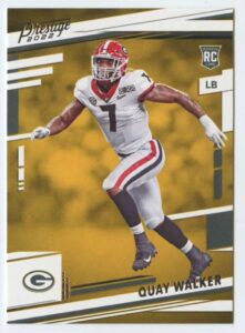 2022 panini prestige #383 quay walker rc rookie green bay packers nfl football trading card