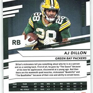 2022 Panini Prestige #106 AJ Dillon Green Bay Packers NFL Football Trading Card