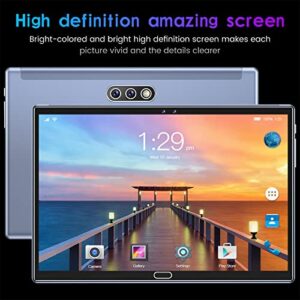 Leadmall Voice Call Game Tablet, HD Tablet WiFi Bluetooth Android Tablet, 10 Inch IPS Display Screen, WiFi, 2GB RAM+16GB ROM, 4000mAh, Android 5.1 System, Family (Blue)