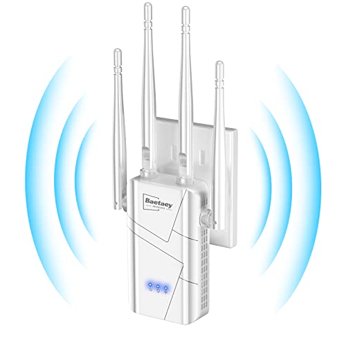 2023 Release WiFi Extender Signal Booster for Home - up to 10000 sq.ft Coverage, Wireless Internet Repeater - Long Range WiFi Booster and Signal Amplifier w/Ethernet Port, 1-Tap Setup, 2.4GHz