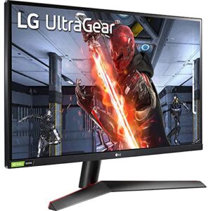 LG 27GN800-B 27" Ultragear QHD IPS 144Hz 16:9 G-SYNC HDR Monitor Bundle with Deco Gear Wired Gaming Mouse and Deco Gear Large Extended Pro Gaming Mouse Pad