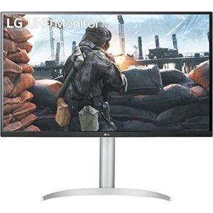 LG 32UP550N-W 32" UHD HDR Monitor with USB Type-C Bundle with Deco Gear Wired Gaming Mouse and Deco Gear Large Extended Pro Gaming Mouse Pad