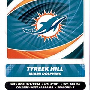 2022 Panini NFL Sticker Card #39 Tyreek Hill Miami Dolphins Football Card