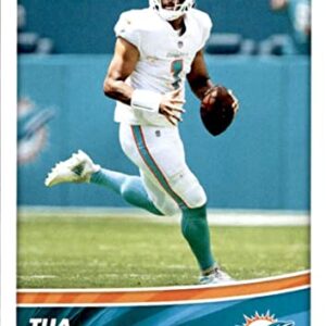 2022 Panini NFL Sticker Card #18 Tua Tagovailoa Miami Dolphins Football Card