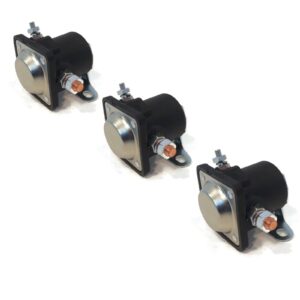 the rop shop | [pack of 3] motor control 12v motor solenoid, 1306070 for maxim 412301 plow