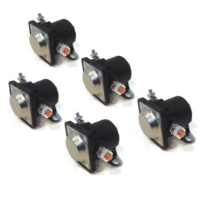 the rop shop | [pack of 5] motor control 12v motor solenoid, 1306070 for maxim 412301 plow