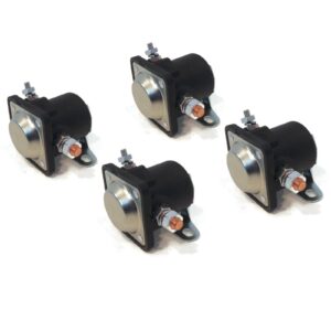 the rop shop | [pack of 4] motor control 12v motor solenoid, 1306070 for maxim 412301 plow