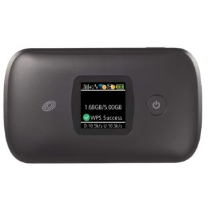 total by verizon konnectone 4g lte - 256mb - sim card included - black - prepaid mobile hotspot (locked)