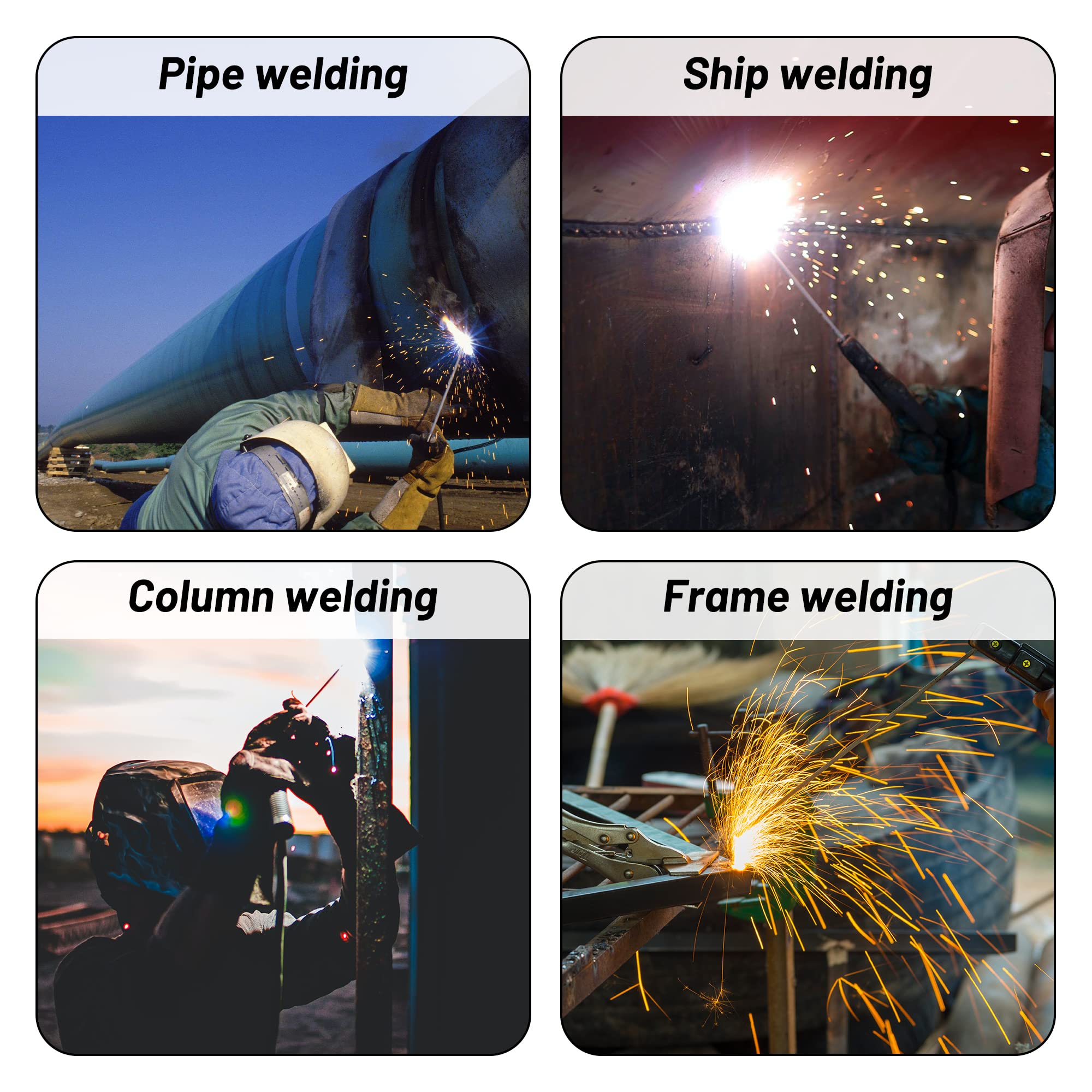 Electrode Holder,300A Heavy Duty Stick Welding Stinger Electrode Clamp-Brass T-Style Welding Ground Clamp