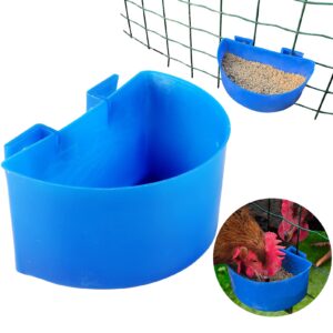 Chicken Water Cups, Automatic Chicken Waterer Cup 6PCS, Chicken Feeding Cup 2PCS, Poultry Watering Cups, Chicken Waterer Cup Kit Suitable for Chicken Duck Turkey Rabbit.