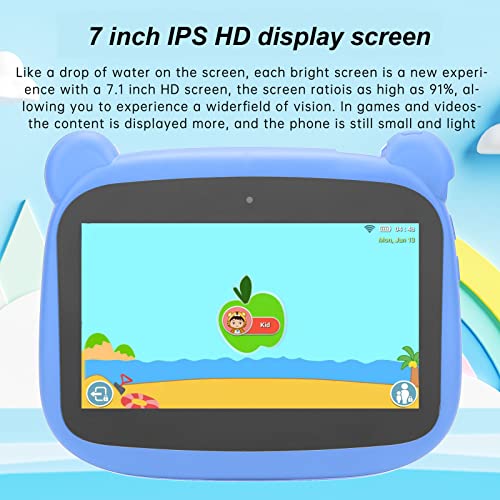 AUHX Kids Tablet, US Plug 100‑240V HD Tablet Octa Core for Game (US Plug)