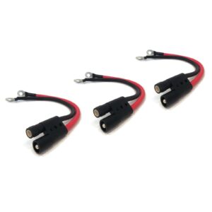 the rop shop | pack of 3 - snowplow motor power cable & plug for national liftgate part snp6620