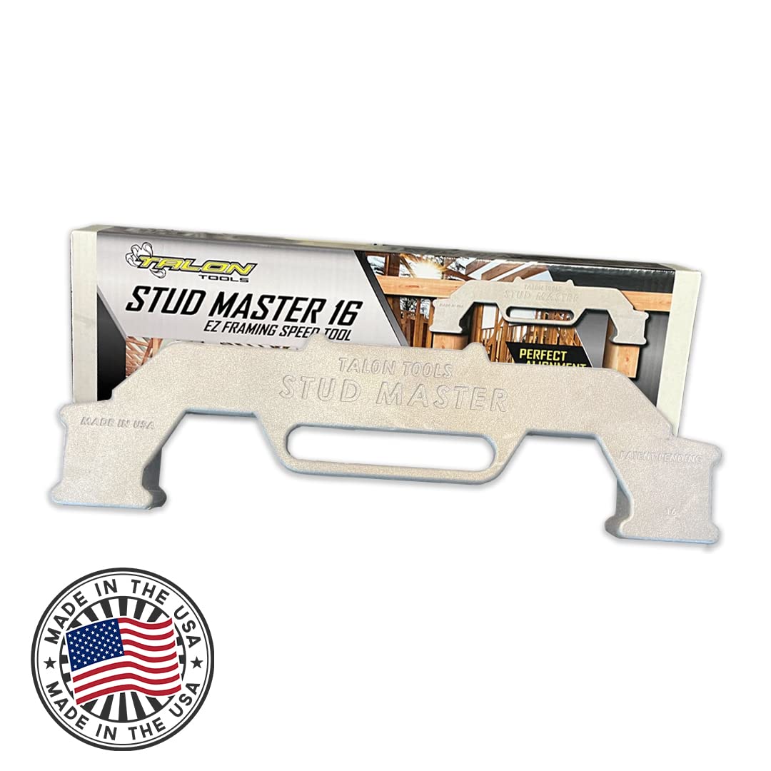 Stud Master 16-MADE IN USA- Inch On-Center Stud Layout Tool - Precision Wall Stud Framing Tool