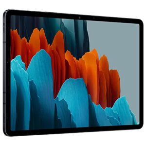 Samsung Galaxy Tab S7 5G 11" (128GB, 6GB) 11” Android Tablet, All Day Battery, Snapdragon 865 5G/LTE/WiFi (GSM Unlocked for AT&T, T-Mobile, Global) SM-T878U (256GB SD Bundle, Mystic Black) (Renewed)