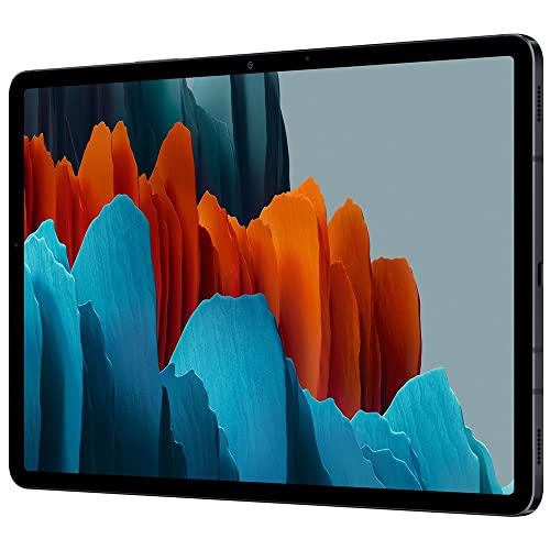 Samsung Galaxy Tab S7 5G 11" (128GB, 6GB) 11” Android Tablet, All Day Battery, Snapdragon 865 5G/LTE/WiFi (GSM Unlocked for AT&T, T-Mobile, Global) SM-T878U (256GB SD Bundle, Mystic Black) (Renewed)