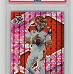 2021 PANINI MOSAIC PINK CAMO #47 JOE BURROW PSA 10 BENGALS